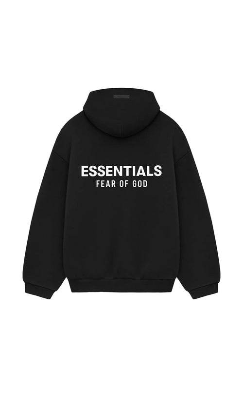 Black Essentials Hoodie